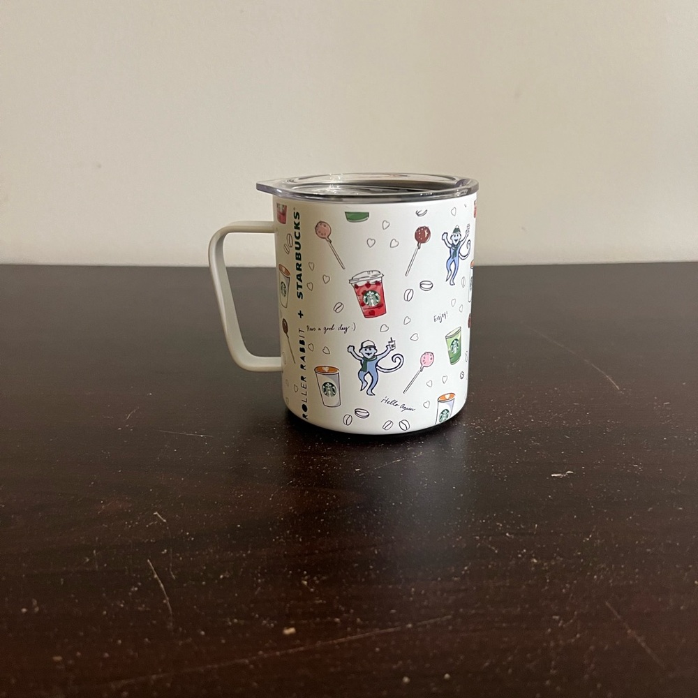 Starbucks Roller Rabbit Cup Stainless Steel Lid 12oz Candy Christmas 2025 MiiR